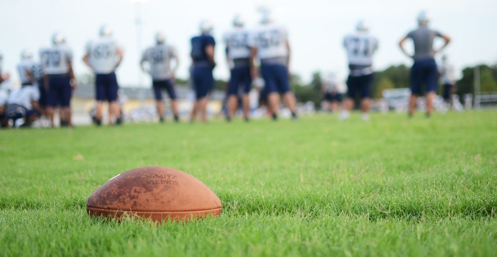 Football practice and sports physicals