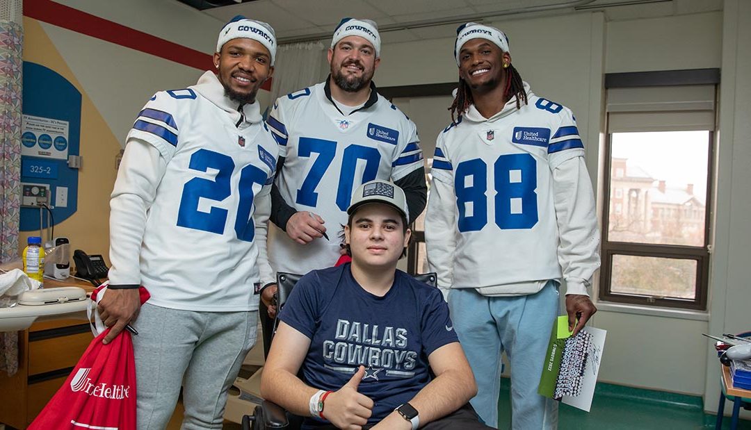 Dallas Morning News: Cowboys players rekindle holiday tradition, visit local children’s hospitals