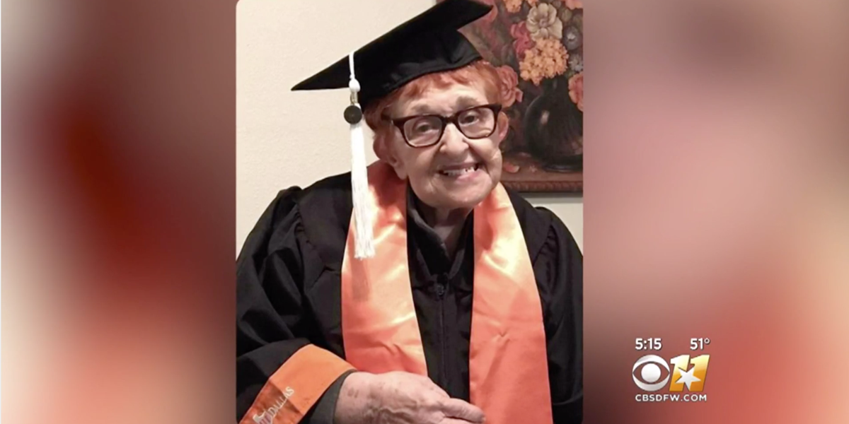 CBS DFW: 84-year-old graduates from UT-Dallas