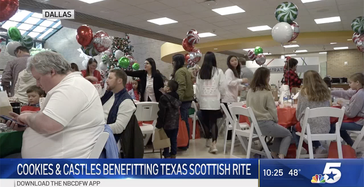 NBC DFW: Annual Cookies and Castles Event Raises Money for Texas Scottish Rite Hospital